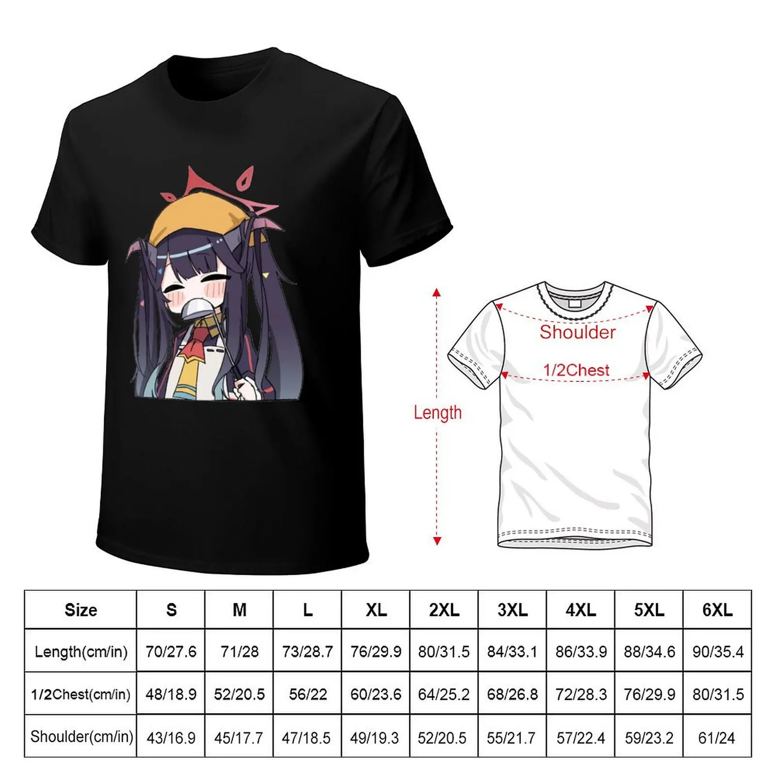Blue Archive Fuuka T-Shirt Casual Graphic Print Tee