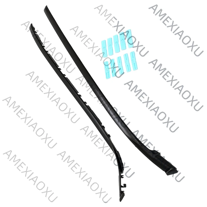 

AMEXIAOXU 1Pair Windshield Pillar Molding With Clips Kit For Lexus Is IS200D IS250 IS300 IS350 2006-2013 75552-53020 75551-5302