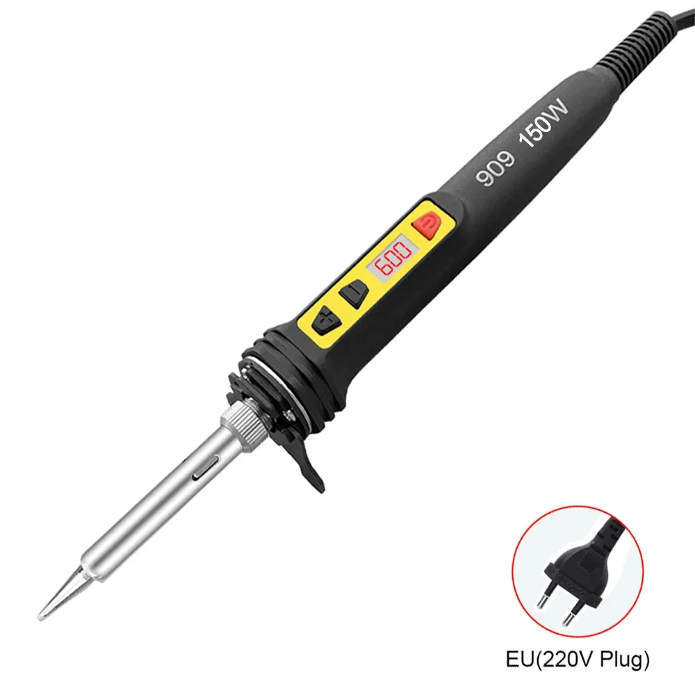 120 W/150 W Digitale Elektrische Lötkolben Kit Löten Werkzeug Set Dual Kalibrierung Temperatur 200-600C 907S909 schweißen werkzeug