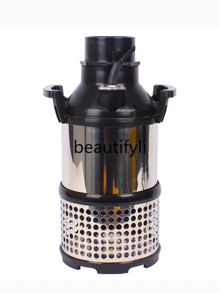 ss C Fish pond water pump Large flow circulation filter pump 304 stainless steel silent submersible pump