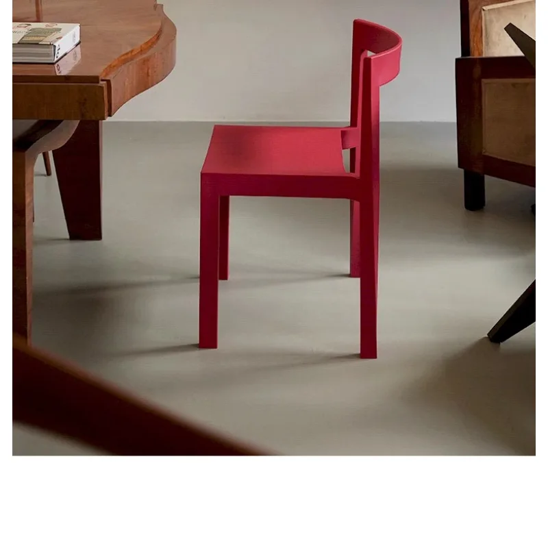 

High-end Light Luxury Squeak Mobius Chair Dining Designer Dopamine Light Luxury Single Simple Backrest Chair Leisure Chair
