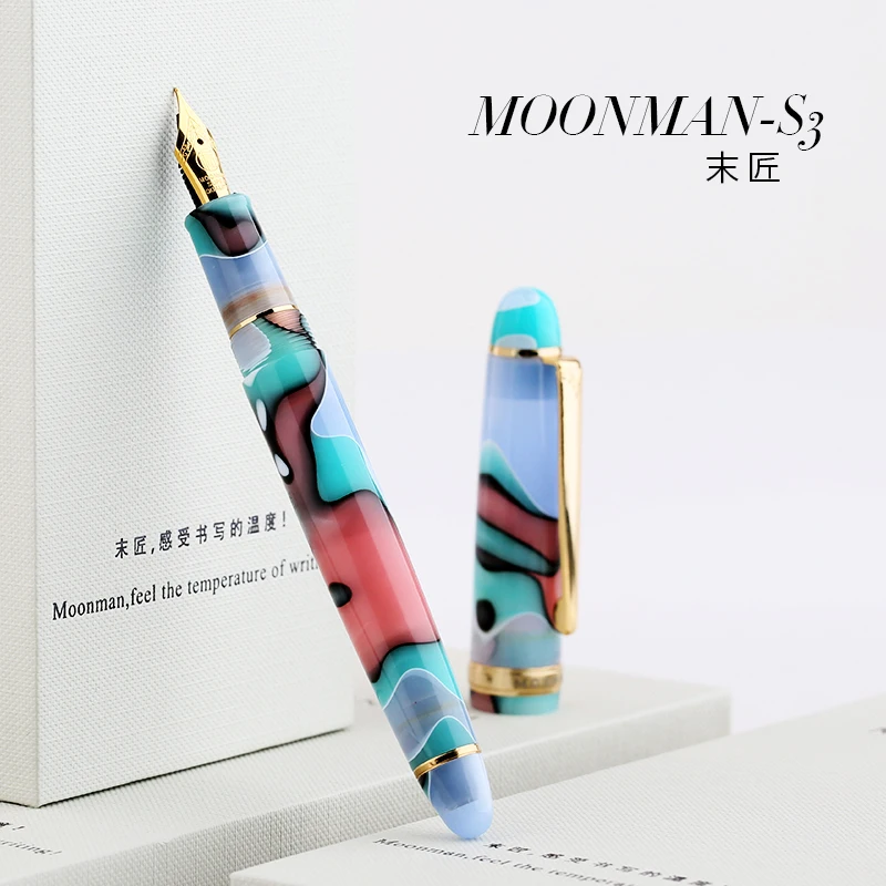moonman-s3-resina-camuflaje-color-punta-chapada-en-oro-estudiante-adulto-practica-de-escritura-plumas-estilograficas-suministros-escolares-suministros-de-oficina