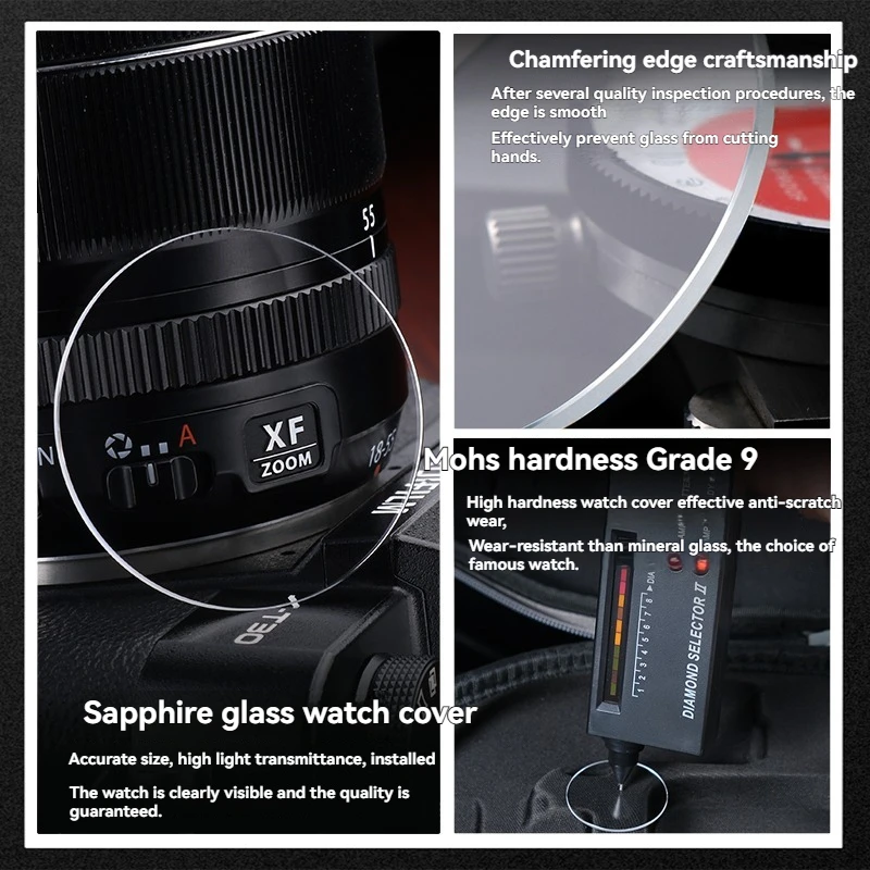 

Для CITIZEN Sky Eagle Blue Angel Light Kinetic Energy AT8020 JY8078/8086/8084/8074 устойчивое к царапинам сапфировое стекло зеркало для часов