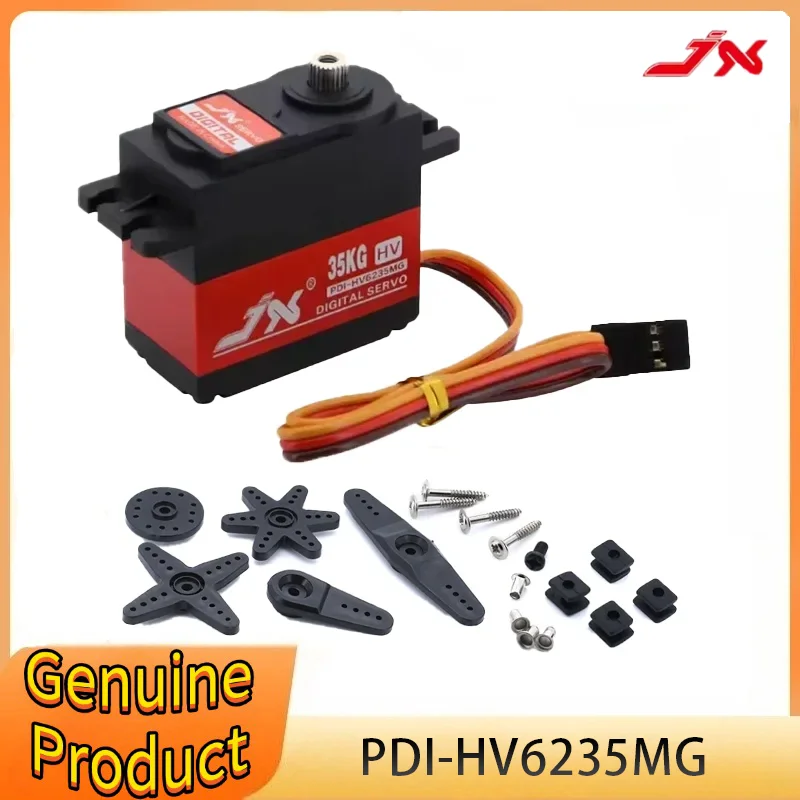 

JX Servo PDI HV6235MG 35KG 8 4V 016Sec High Precision Metal Gear Digital Servo RC Cars Robot Arms Aircrafts Other Applications