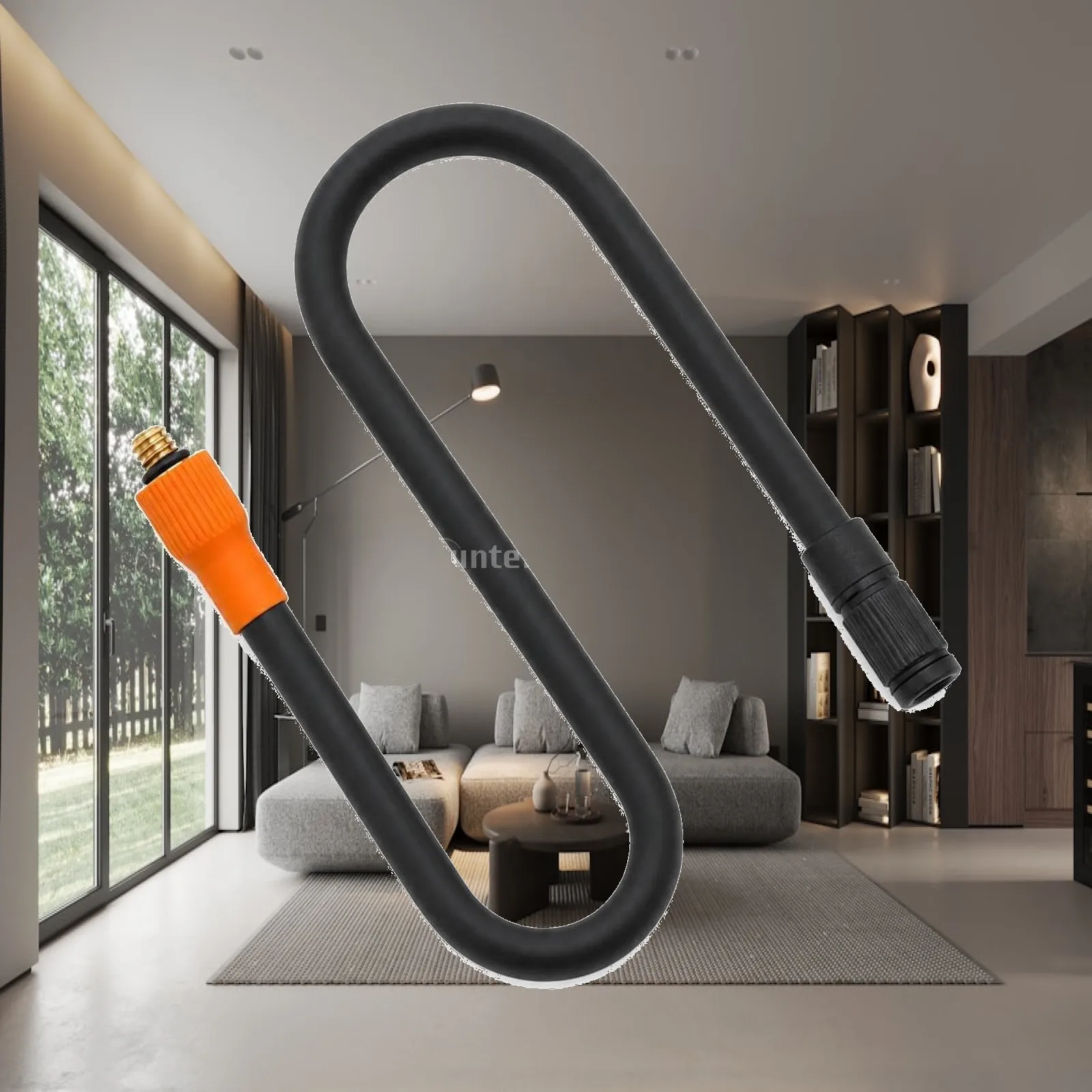 Heavy Duty Tire Inflator Hose for Mini Compressor 220V with Pressure Resistant Rubber Tube