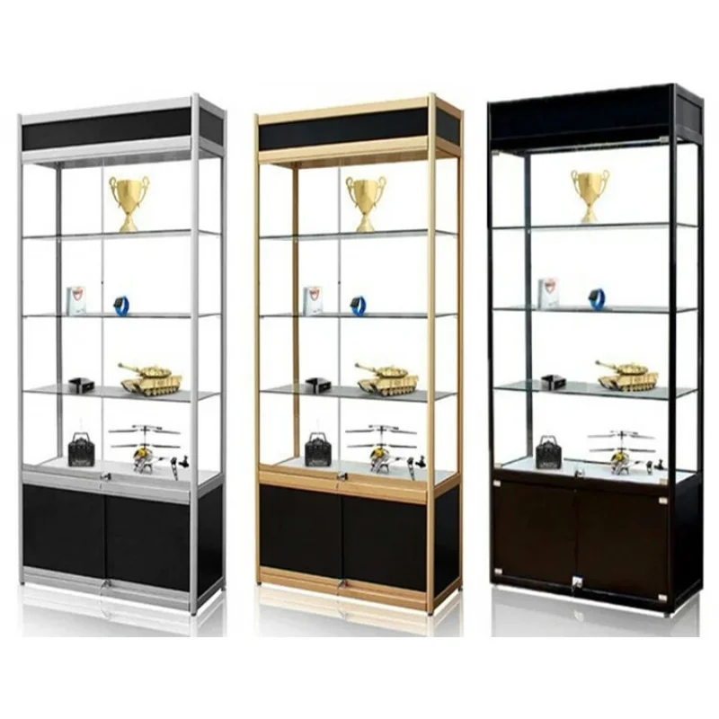 

custom.Factory Direct Showcase For Wine Alcohol Drinks Display Cabinet Showcase Stand Glass Display