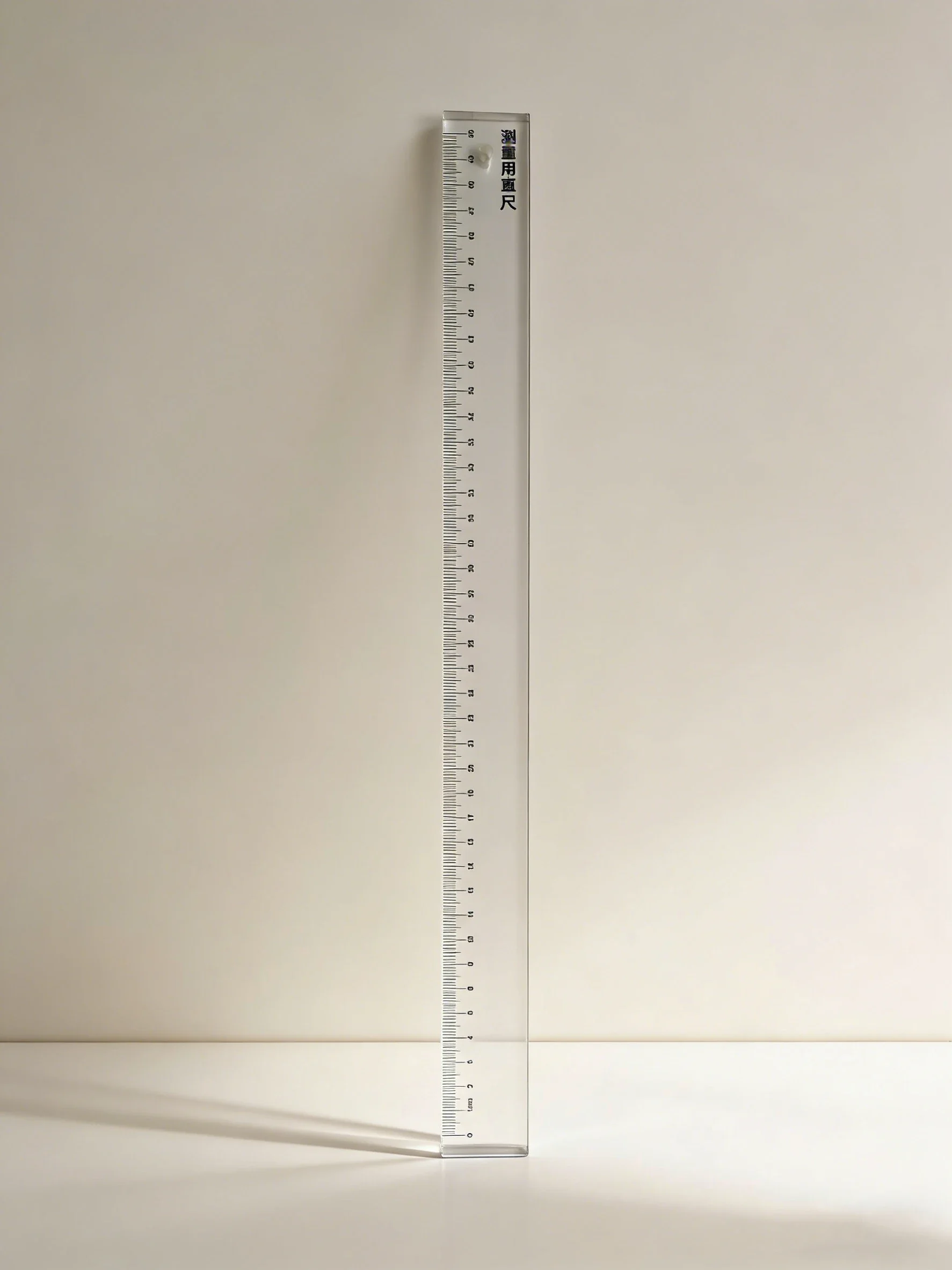 Multi-Function Paperweight Ruler - 50cm Thick Acrylic Cutting Grid for Graphic Design, Calligraphy & Craft