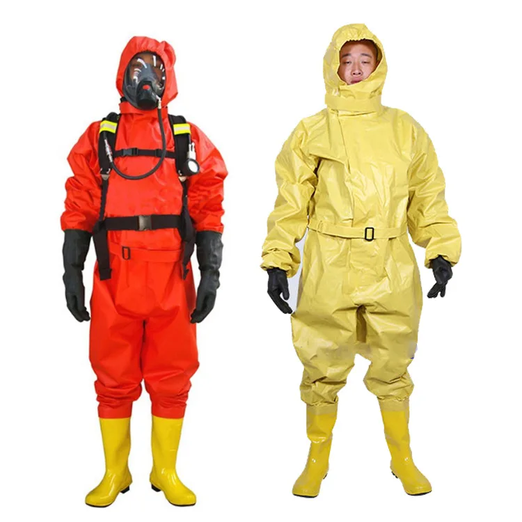 

Lightweight Semi Sealed Integrated Chemical Protective Clothing Secondary Chemical Protective Clothing Acid And Alkali Resistant