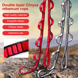 Yoga Stretch Belt Extender Strap Rope Outdoor Hanging Rope Climbing Rope Elastic Yoga Hammock Shoulder Strap for Aerial Yoga