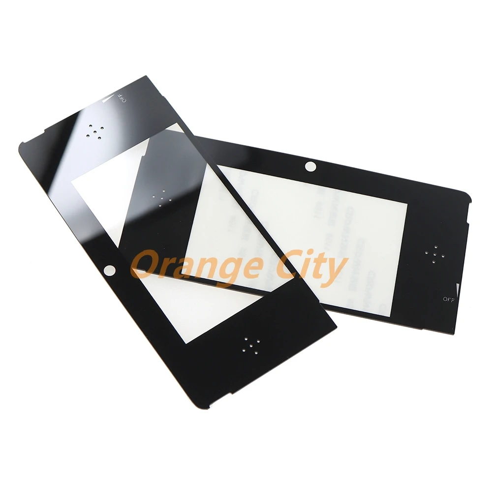 1PC Replacement Glass Plastic Top screen lens Front LCD Screen Frame Lens Cover For 3DS Repair parts view 5
