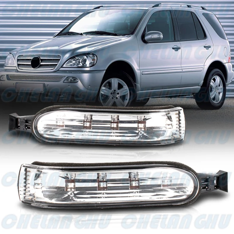 For Benz W163 ML270 ML400 ML320 ML350 ML430 ML55 ML500 2002 2003 2004 2005 Car LED Turn Signal Light Lamp Repeater Indicator