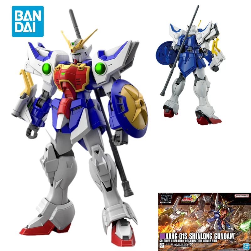 Spot Direct Delivery Bandai Original GUNDAM Anime Model HGUC XXXG-01S SHENLONG GUNDAM Action Figure Assembly Toys for Kids Gift