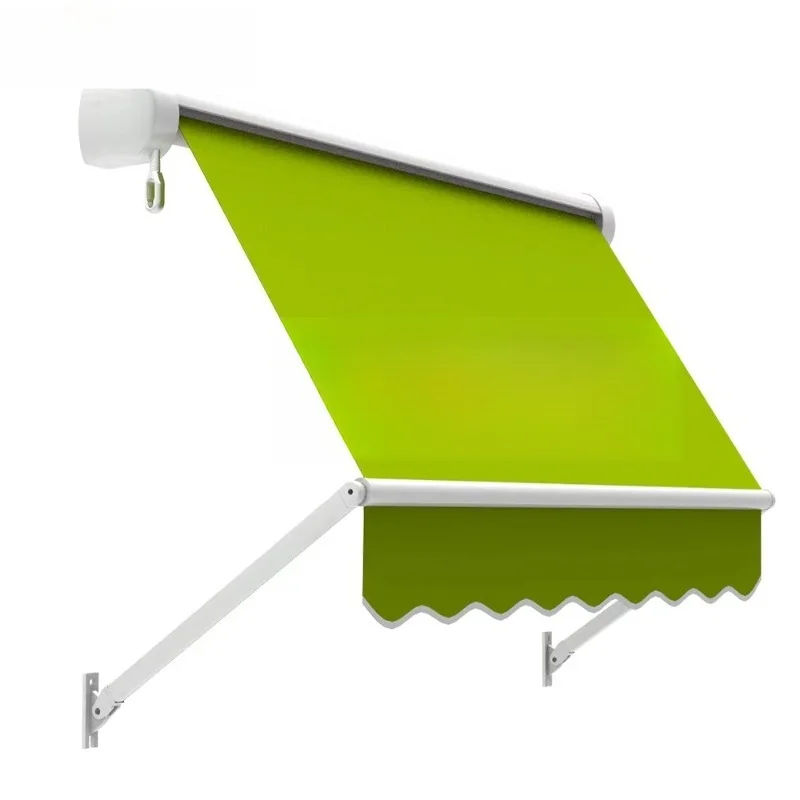 French folding arm window awning household aluminum window awning