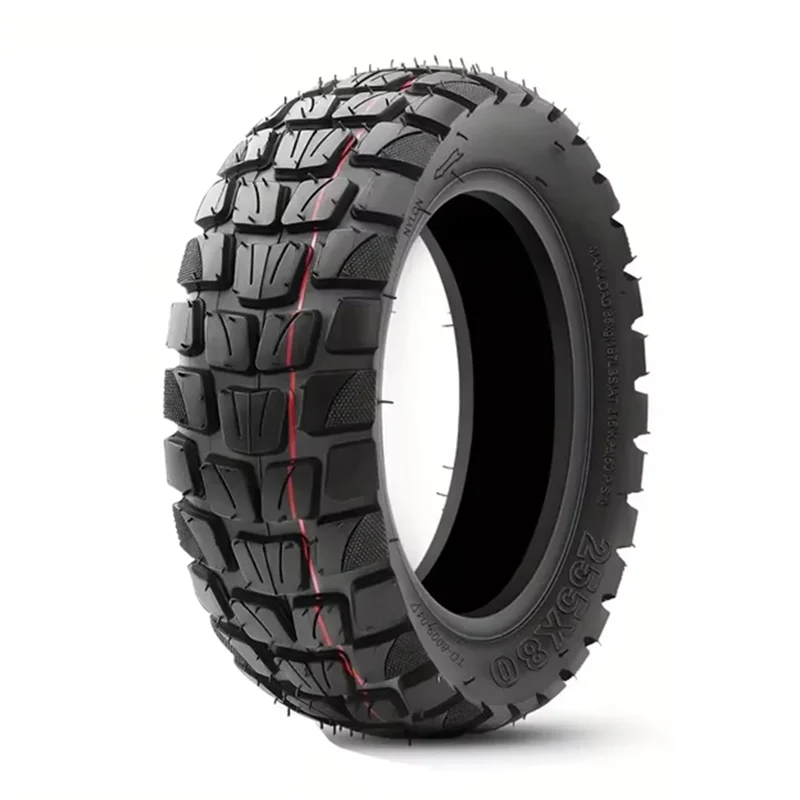

NALFI-Vacuum Tire For Electric Scooter Kickscooter Wheel Accessories Tubeless 10 Inch Off-Road Rubber Tyre