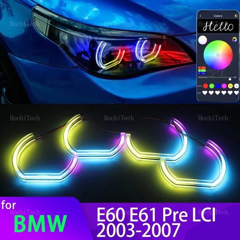 

Комплект кольцевых мигающих фар с указателем поворота для BMW E60 E61 520i 525i 530i 540i 545i 550i M5 Pre LCI 2003-2007