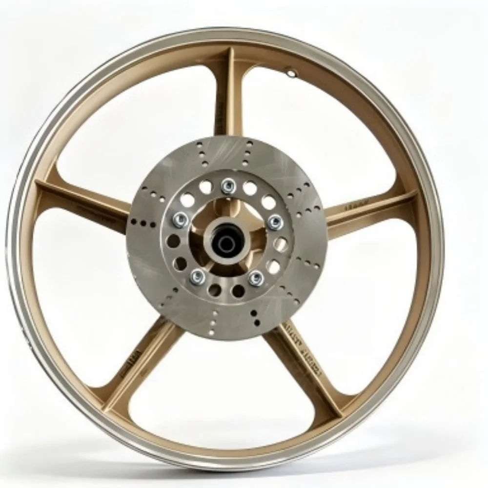 For Kawasaki RXZ AR125 18 Inch GIRONO Small 5‑Spoke Alloy Wheel Rim Impact‑resistant Anti‑oxidation Vibration‑damping Custom mod