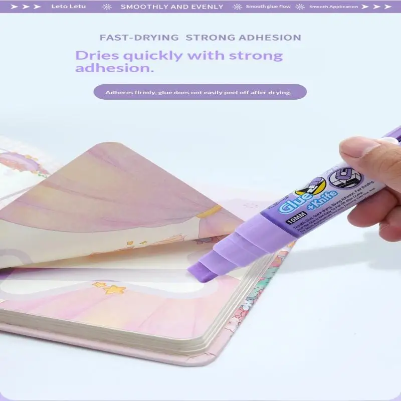 ^Thermal Label Correction Marker With Mini Box Cutter Cute, Thermal Paper Eraser, Privacy Information Coverage Fluid Liquid