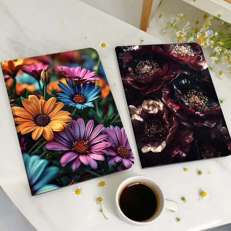 

Colorful Daisy Flower Bouquet Tablet Case For Huawei Honor MatePad MediaPad Air 5 6 7 11 V6 V7 V8 V9 X9 X8 T10 T10s C5e T5 Gift