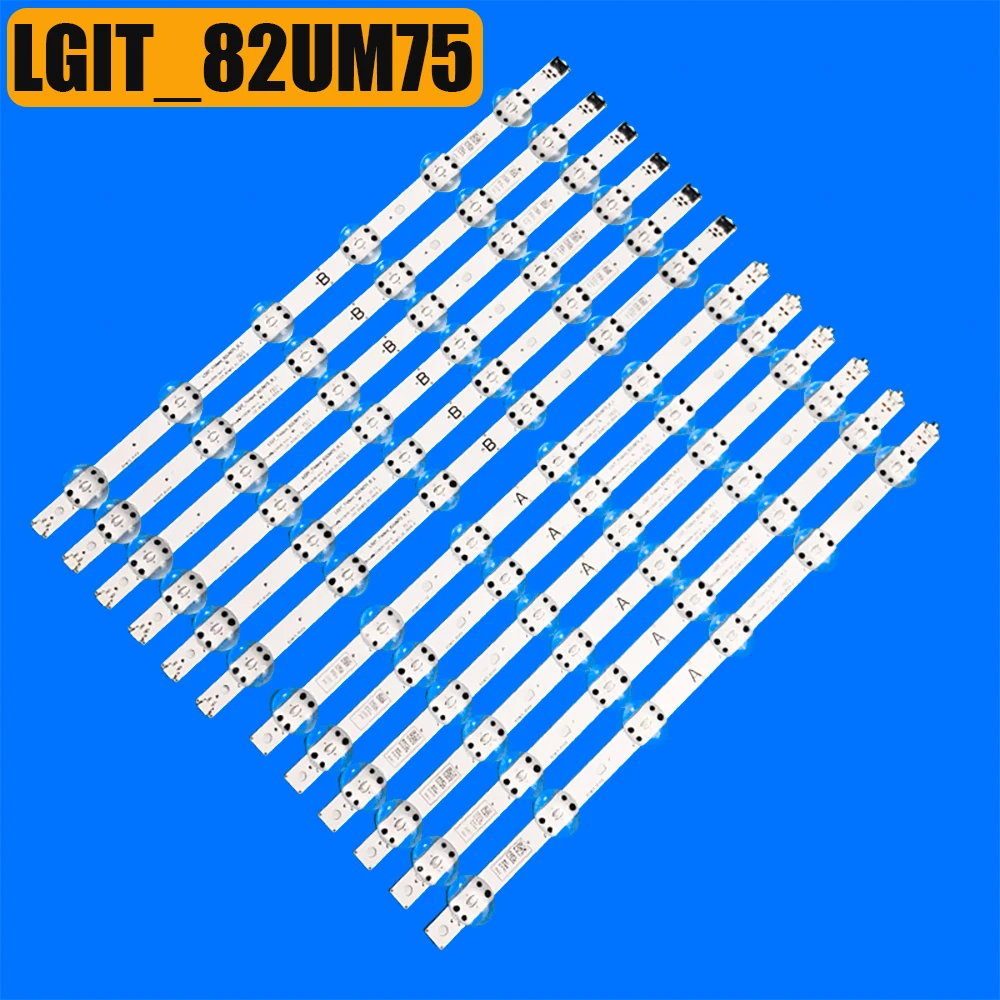 Bande de rétroéclairage LED pour LG, 82UM75, 82UM7600PLB, 82UM8070PUA, 82UN8570PUC, 82UM7500PTA, 82UM75 _ A B, AGF30027301, AGM76891401