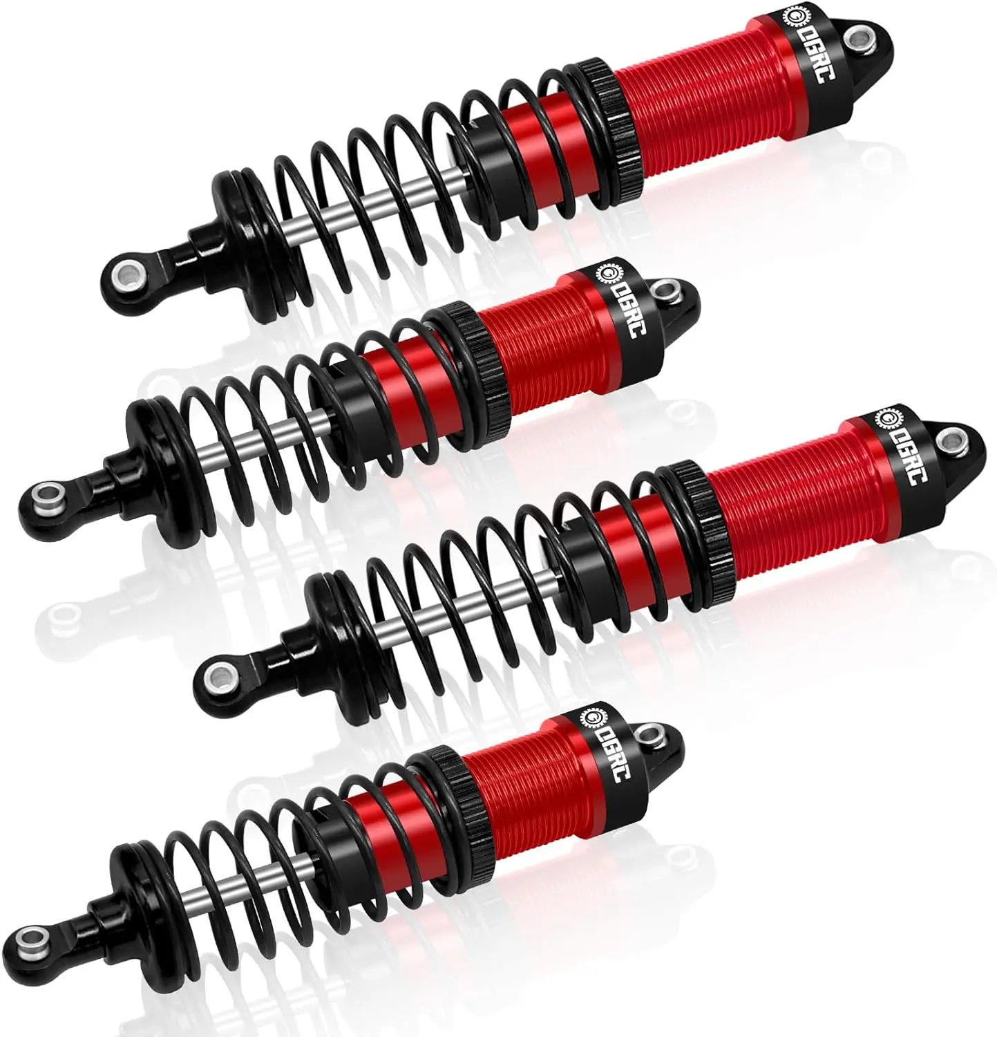 Paire D'amortisseurs Métal CNC Pour Voiture RC 1/8 – 120 Mm – Haute Résistance Anti-rouille