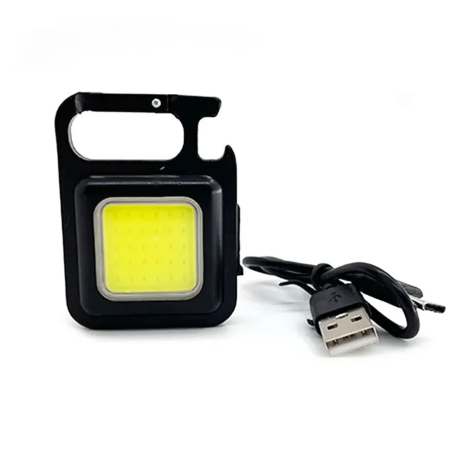 

Mini Flashlight Work Light Portable Pocket Flashlight Keychains USB Rechargeable Outdoor Camping Small Light Corkscrew