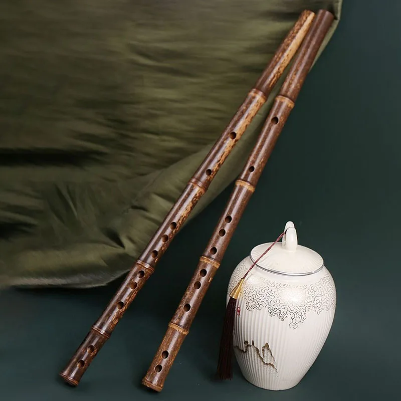 Professional Beginner Flute Handmade Purple Bamboo Flutes Traditional Performance Transverse Flute Folk Woodwind Instruments