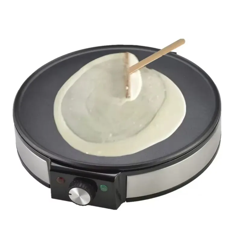 Adjustable temperature-controlled aluminum hot plate household hot-selling non-stick plate pizza pancake machine