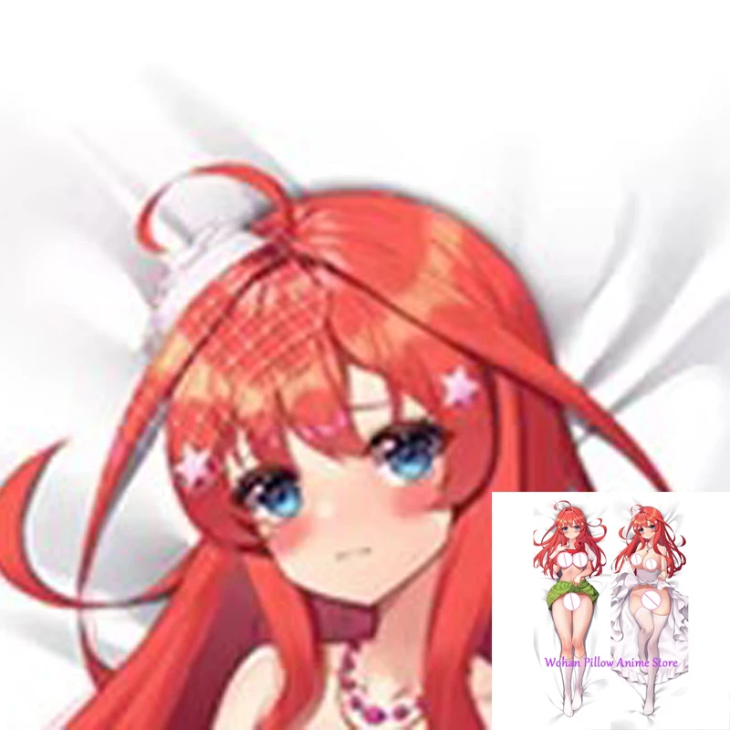 

Dakimakura Anime Pillow Cover Nakano Itsuki Double Sided Print Life-size Halloween Christmas Decoration