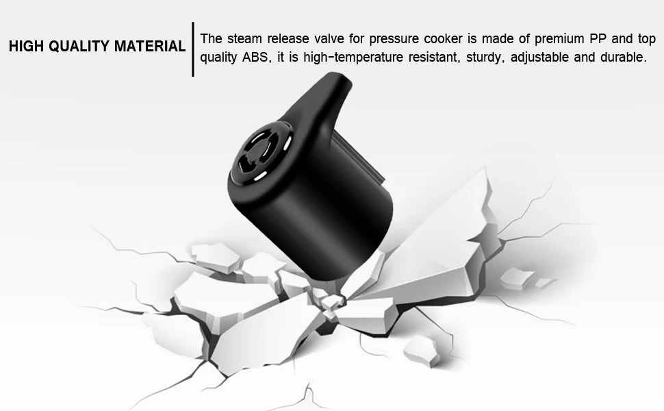 Universelles Dampfventil für Instant Pot 3/5/6/8 Quart Schnellkochtöpfe, Elektrisches Schnellkochtopf-Druckventil Zubehör – Detail 2