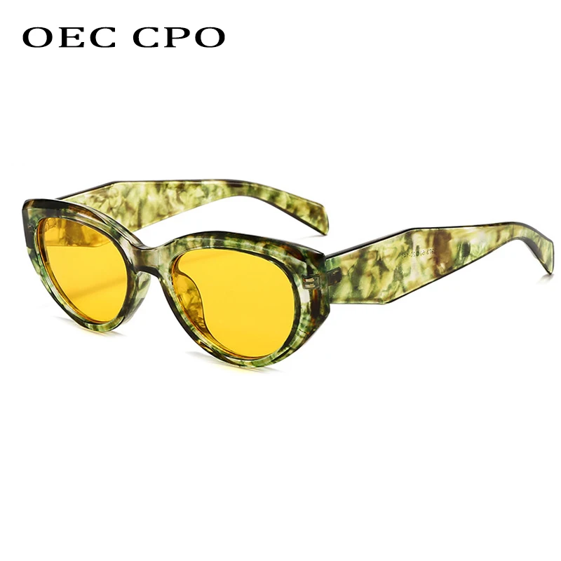 

OEC CPO Cat Eye Sunglasses Women Brand Designer Gradient Sun Glasses Female Ocean Lens Shades UV400 Retro Eyewear