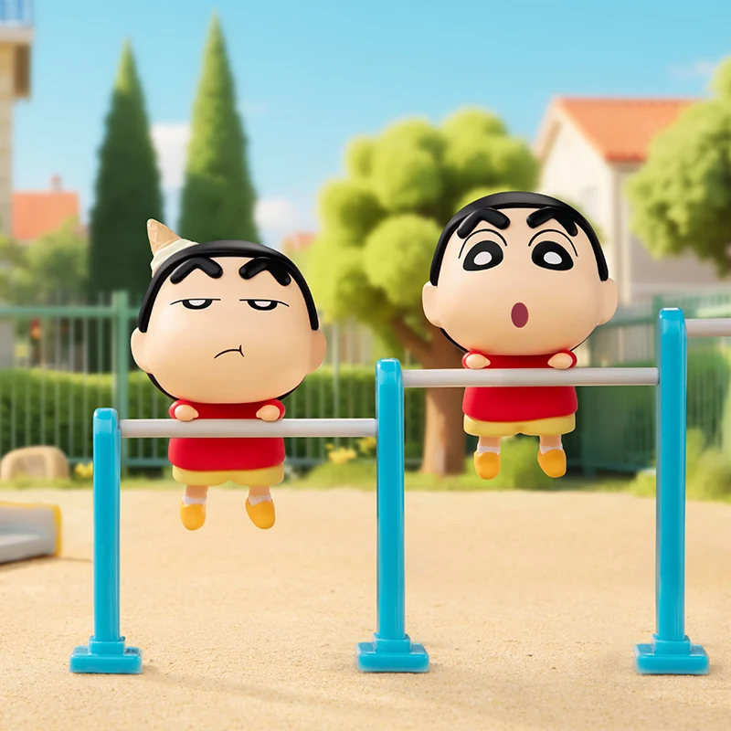 Funism Original Crayon Shinchan Lying Down Series Blind Box Cute Anime Figures Collectible Model Toy Desktop Car Ornament Gift view 3