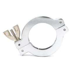 1Pc KF10 KF16 KF25 KF40 KF50 NW Flange Aluminum Vacuum Quick Clamp Pipe Fitting With 304 Bracket FKM O-ring