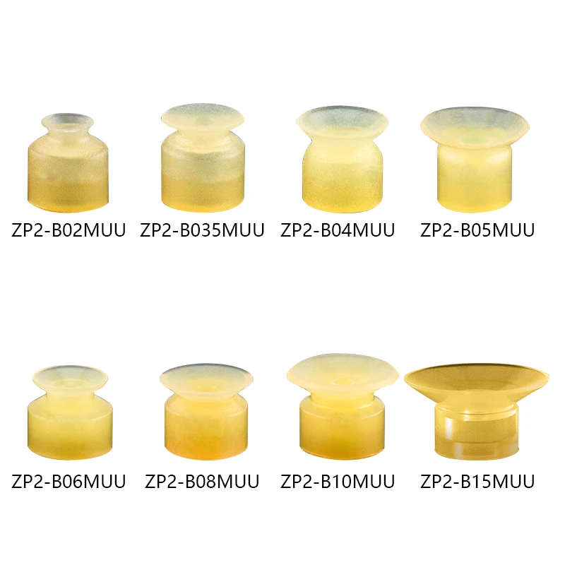10pcs/lot Robotic Parts Vaccum Suction Cup ZP2-B02MUU ZP2-B04MUU ZP2-B05MUU ZP2-B06MUU ZP2-B08MUU