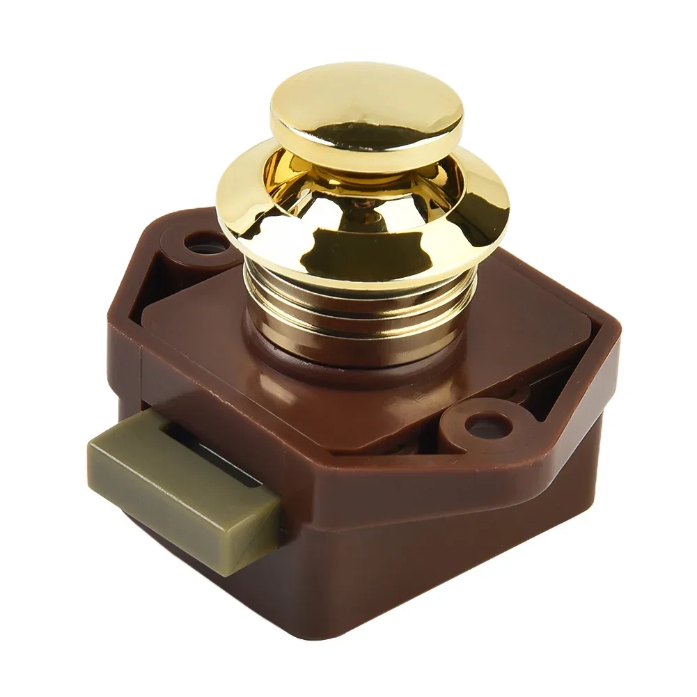 Camper Car Push Lock Diameter 20mm RV Caravan Boat Motor Home Cabinet Drawer Latch Button Locks Furniture Hardware Home