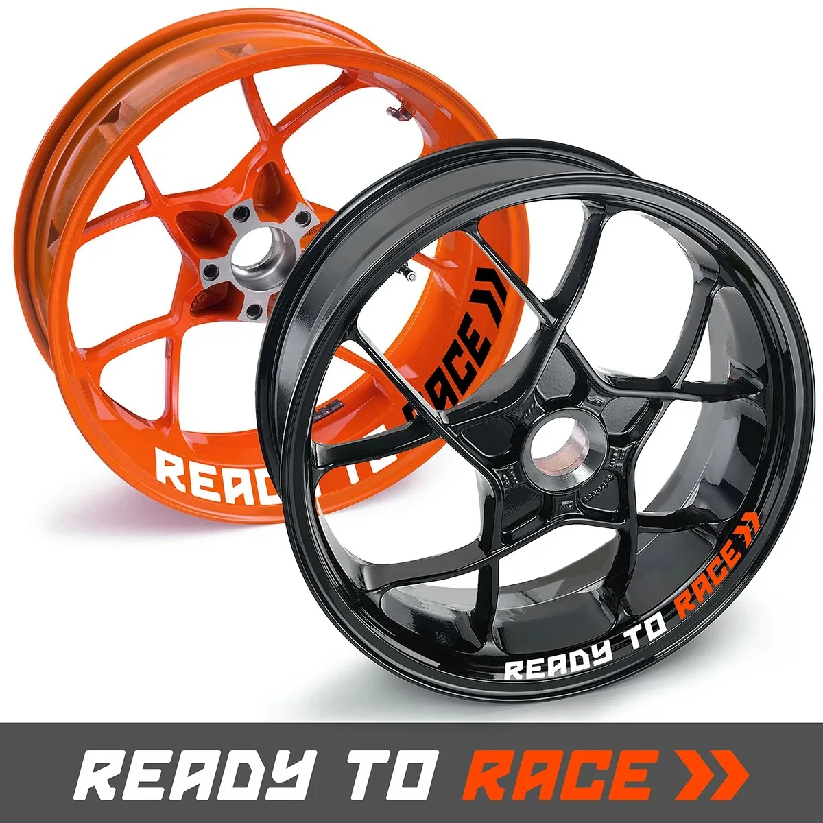 

Reflective Motorcycle Wheel Stickers Hub Decals For KTM Ready To Race R2R Super Adventure Duke 690 790 890 Rc1290 390 1190 Rc8