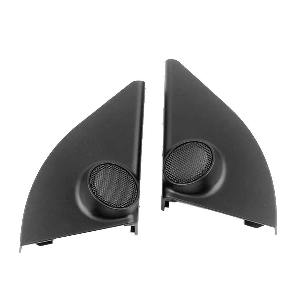 

Car Door Panel Audio Horn Cover Tweeter Triangular Speaker Loudspeaker Cover Trim for Toyota RAV4