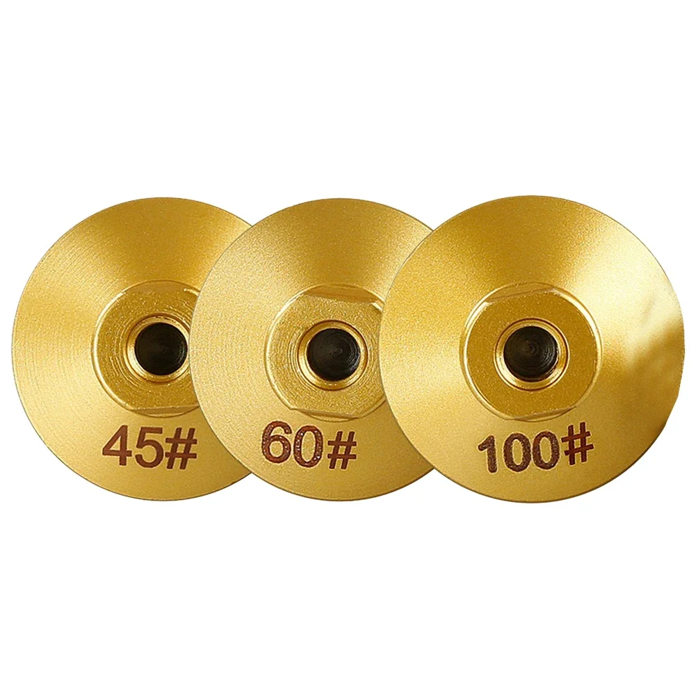 2inch 50mm Brazing Diamond Edge Profile Grinding Wheel For Marble M10 Thread For Polishing Milling Cutter Grinder Disc