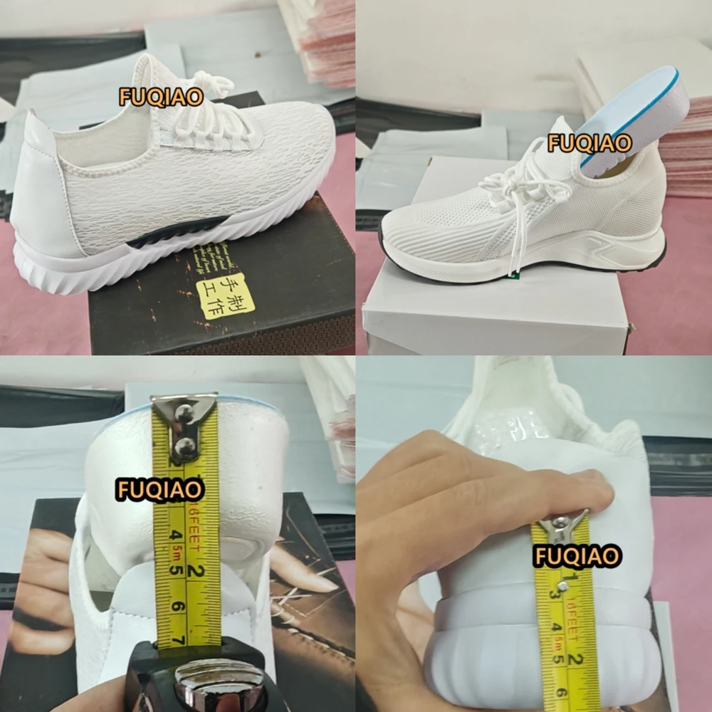 

Breathable Heightened Sneakers Men Elevator Height Increase Shoes for Men 6cm Casual Lift Man Comfortable Hidden Heels Taller