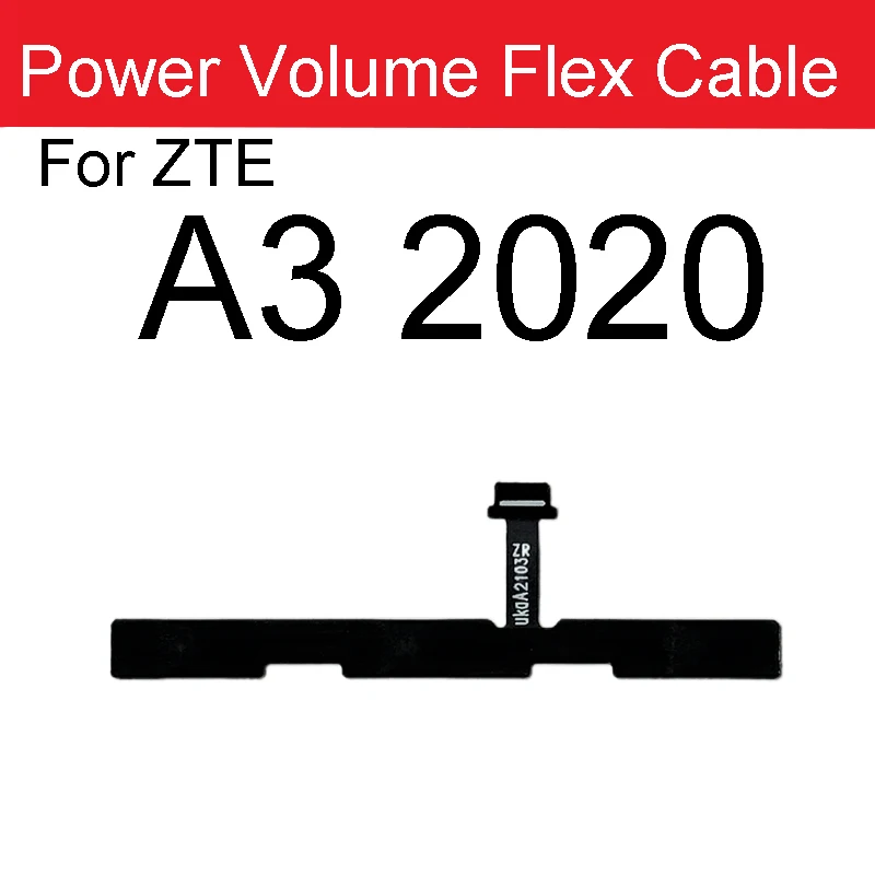 Power Volume Flex Cable For ZTE Blade V10 Vita A3 A5 A7 A7S 2020 A71 7030 A51 2021A5 2020 A31 Power Volume Side Button Parts