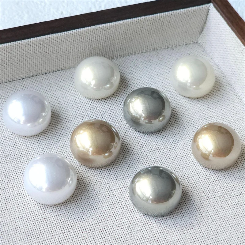 

Free shipping 50pcs/lot 18mm color print geometry rounds balls shape acrylic cabochon beads diy jewelry garment hair accessory