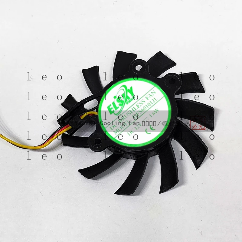 DFS601012L16W12V graphics card chip CPU cooler fan diameter 55MM hole spacing 34*31*13MM