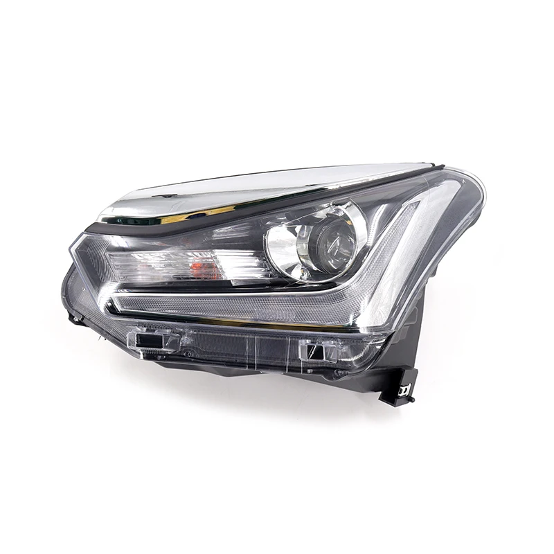 GELING new DMAX 2019 depo auto lamps Headlights Black Projector LED DRL PAIR  headlamp for ISUZU