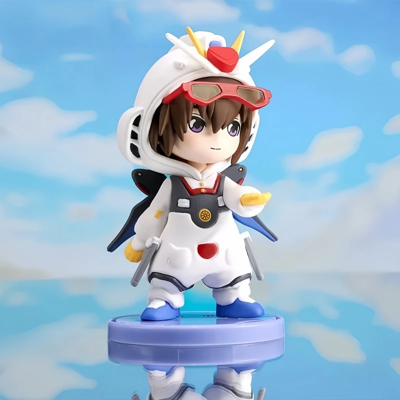 

Новый стиль Gundam Seed Destiny пижамная кукла костюм серии Gundam слепая коробка фигурка аниме периферийная модель украшение для рабочего стола