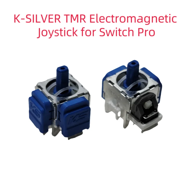 2pcs K-SILVER TMR Tunnel Magnetic Resistance Joystick for Switch Pro Gamepad Controller Electromagnetic Joysticks Replacement