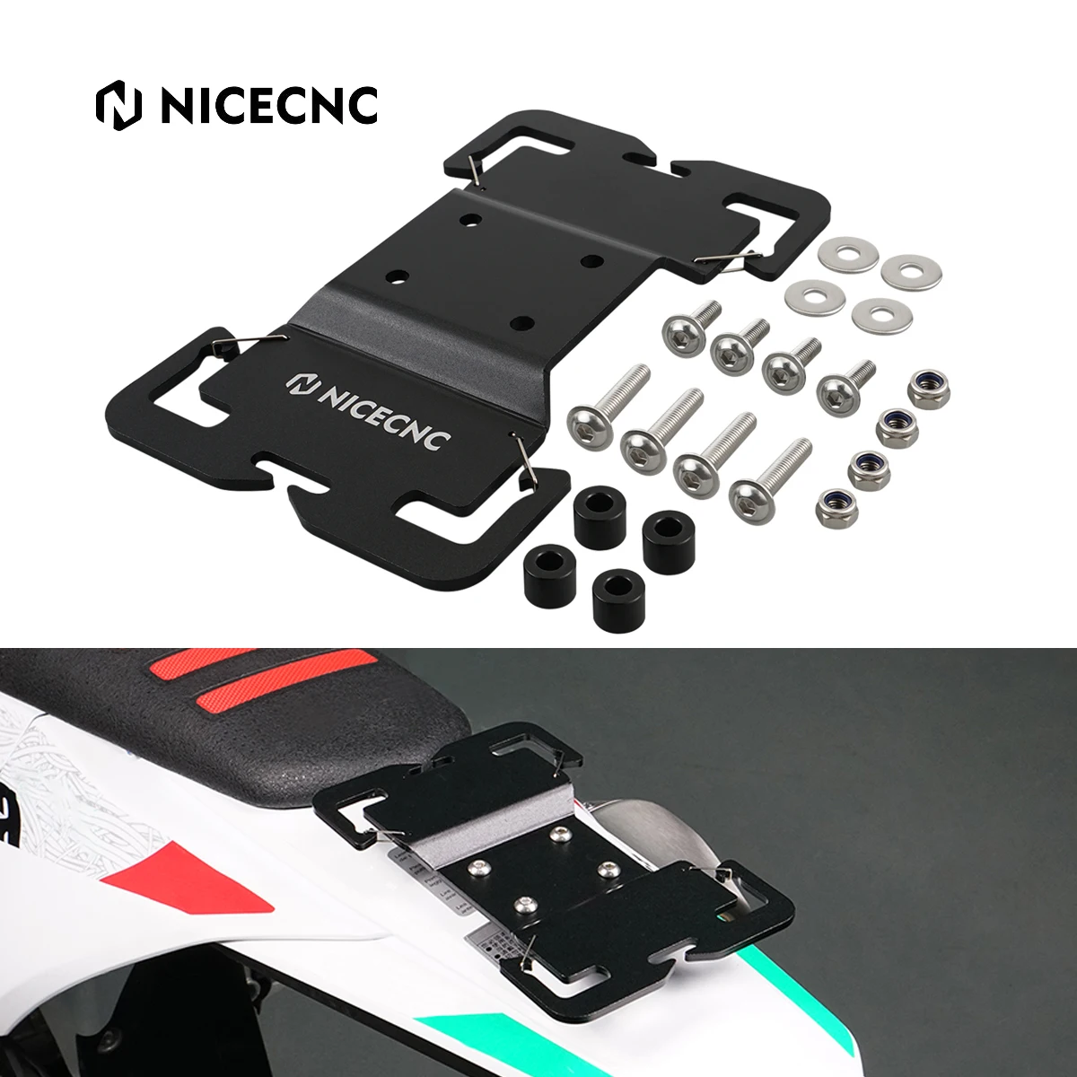 

NiceCNC For Beta RR 300 2010-2024 RR 125 200 250 300 350 390 400 430 Motorcycle Rear Luggage Tail Rack Cargo Rack Bracket Kit