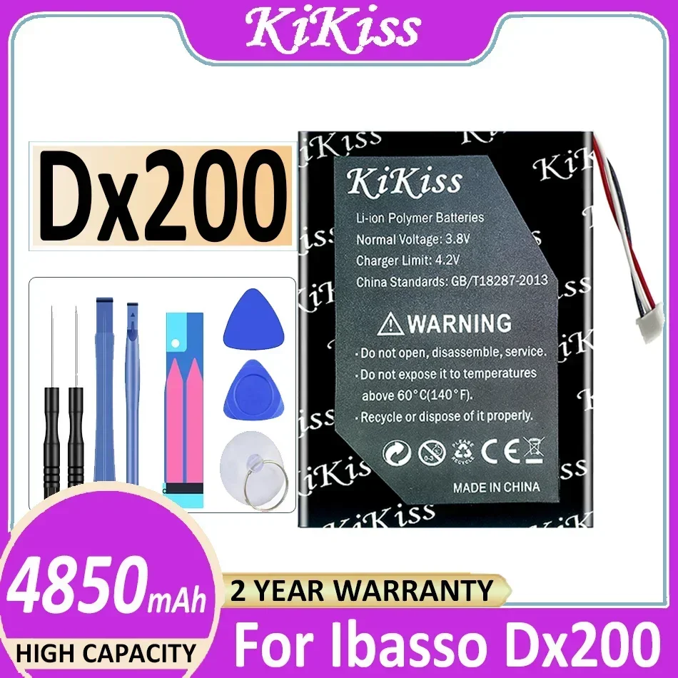 4850mAh KiKiss Replacement Battery for Ibasso Dx200 Player Batteries + Track Code with free tools