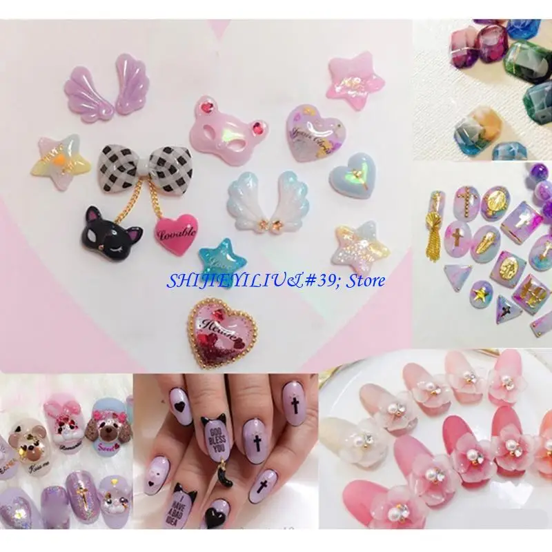 

E21F 36 PCS Leaves Flower Silicone Art Art Flom
