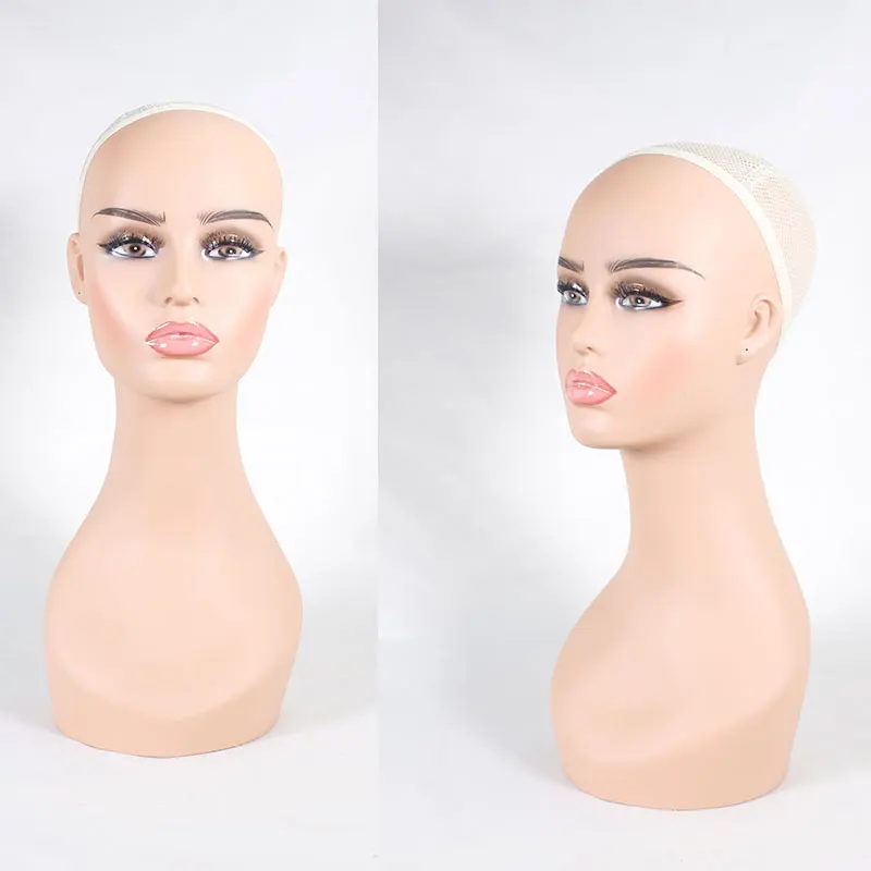 Mannequin Head For Wigs And Makeup Display With Long Neck_voghion.com
