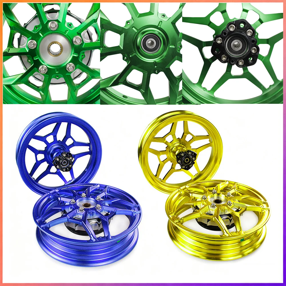 

For Honda Fiorno 125 Motorcycle Front Rear Wheel Hub Aluminum Steel Ring 12 Inch Rear Disc Brake Wheel Hub