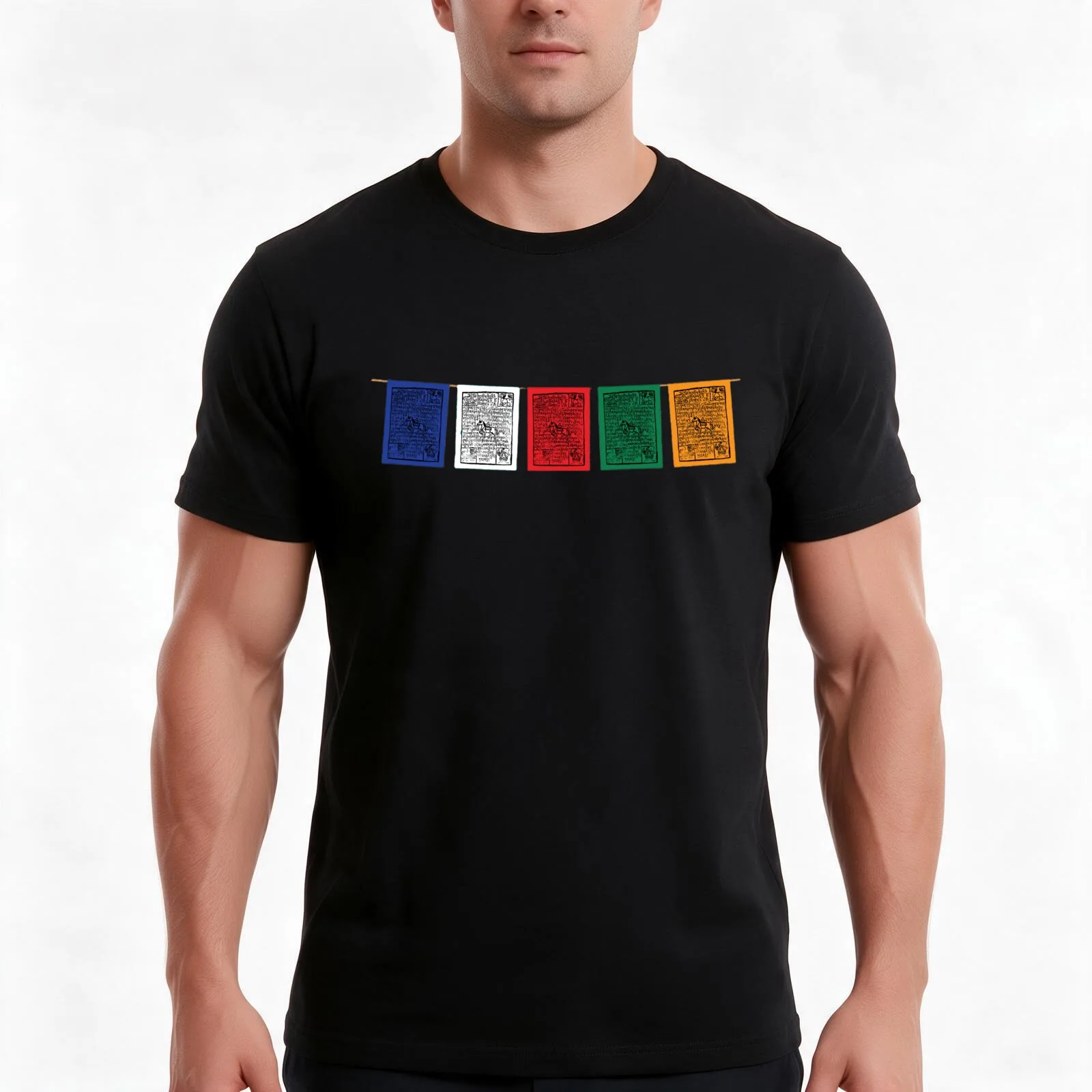 PRAYER FLAGS Men T Shirt man t shirt summer